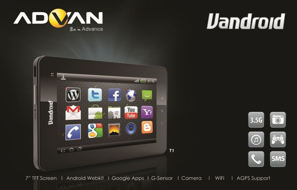 Advan Vandroid T1C, Tablet murah Kualitas Oke  Setiawan 