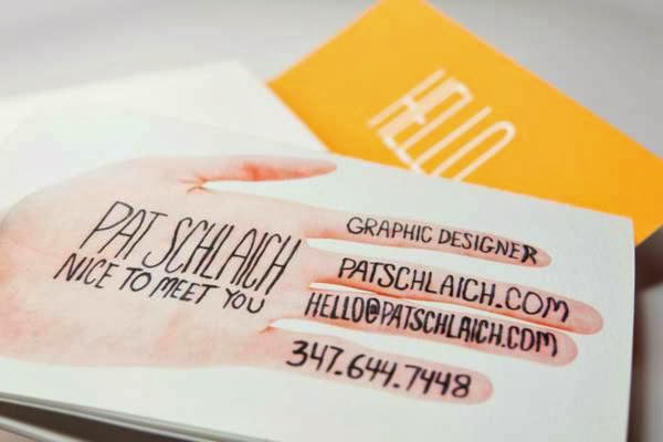 20 Business Card Designs with creative use of fonts