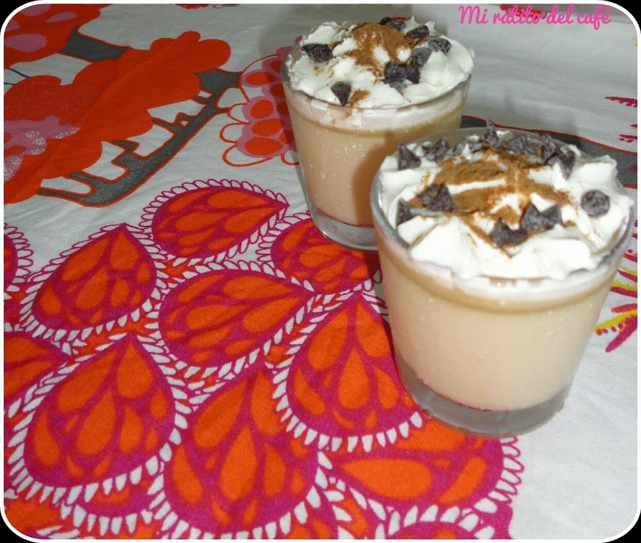 Flan de café y baileys