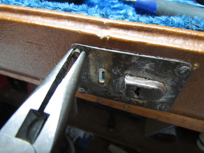 Replacing Old Guitar Case Latches Crawls Backward (When Alarmed)