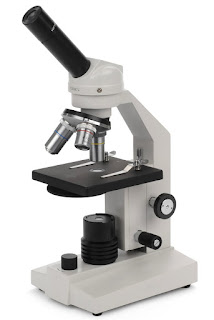 Kids microscope for science project.