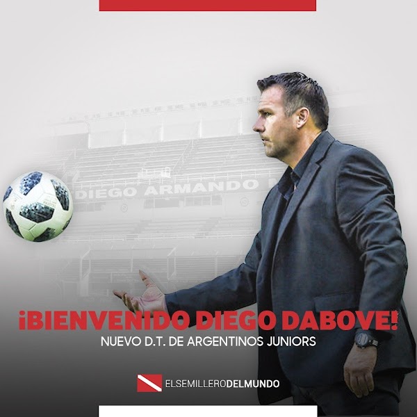 Oficial: Argentinos Juniors, Dabove nuevo entrenador