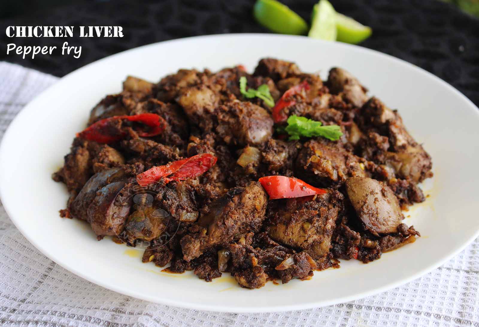 CHICKEN LIVER PEPPER FRY CHICKEN LIVER RECIPES