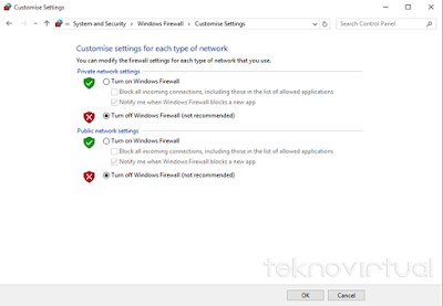 Cara Menonaktifkan Windows Firewall Pada Windows 10 7 Cara Menonaktifkan Windows Firewall Pada Windows 10 7