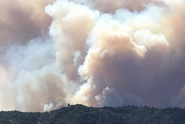 California Wildfire Scorches 1,500 Acres of Steep Terrain