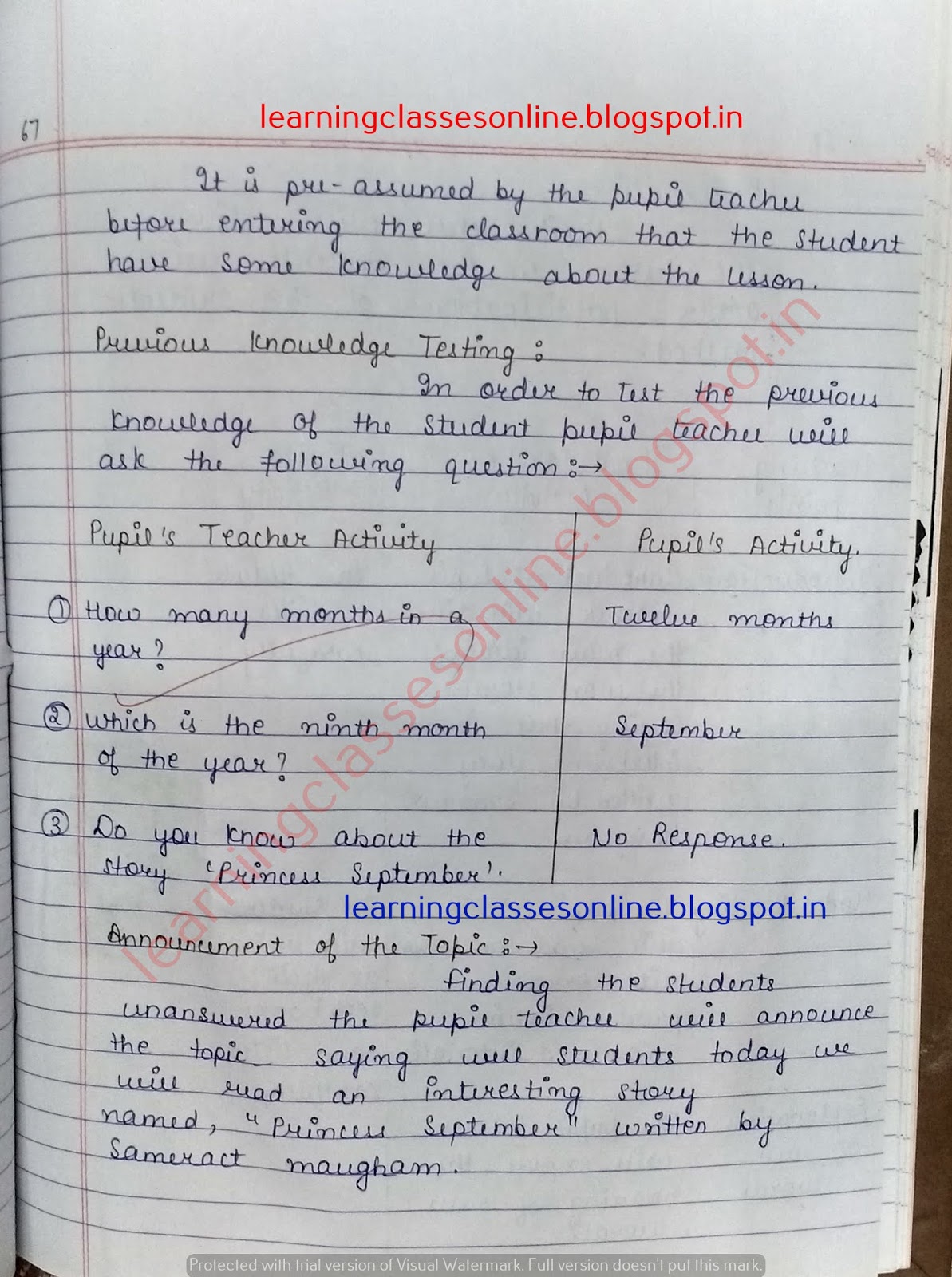 prepared lesson plan in english, lesson plan for teaching english prose,