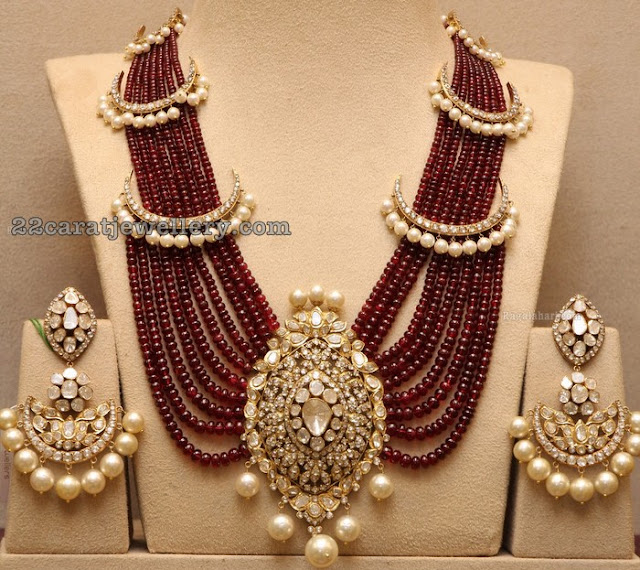 Nine Strings Ruby Beads Set