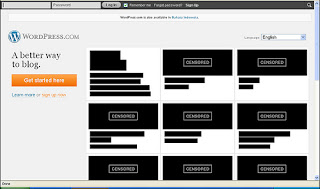 Wordpress blackout SOPA and PIPA