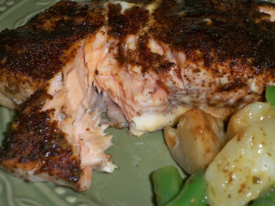 Gramma's in the kitchen: BBQ Roasted Salmon