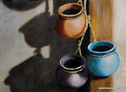 pots hanging paintings clay paint days pot painting hang latitude options october