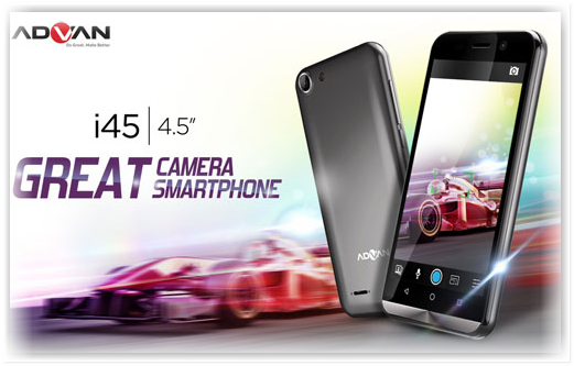 Advan i45 - Ponsel 4G LTE Murah 1 jutaan 2016 Advan i45 - Ponsel 4G LTE Murah 1 jutaan 2016