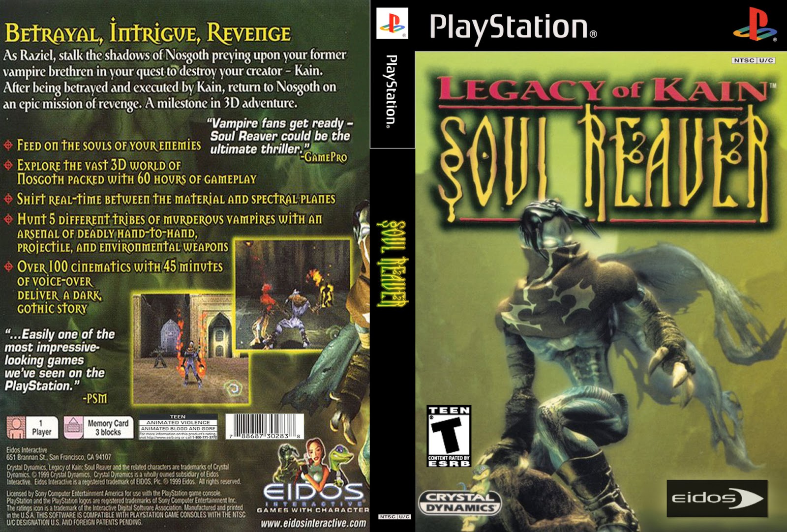 Soul ps1. Soul Reaver ps1 Cover. Legacy of Kain Soul Reaver ps1. Legacy of Kain Soul Reaver ps1 обложка. Legacy of Kain ps1.