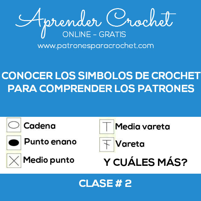 Aprendemos a leer patrones crochet / #2 Qué es un símbolo crochet