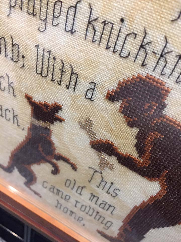 Kreinik Thread Blog Spotlight on cross stitch designer Glendon Place