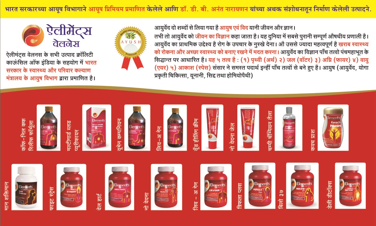 ATS HEALTH & WEALTH ELEMENTS AYUSH PREMIUM AYURVEDIC PRODUCT