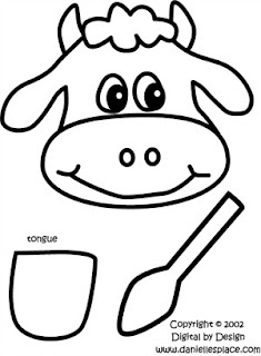 Cow template DIY lacing card, upcycle a Chick-fil-A soup container, book extension activity