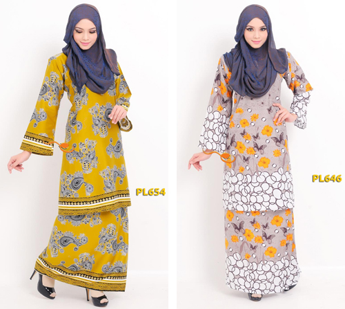 model baju kurung modern untuk pesta