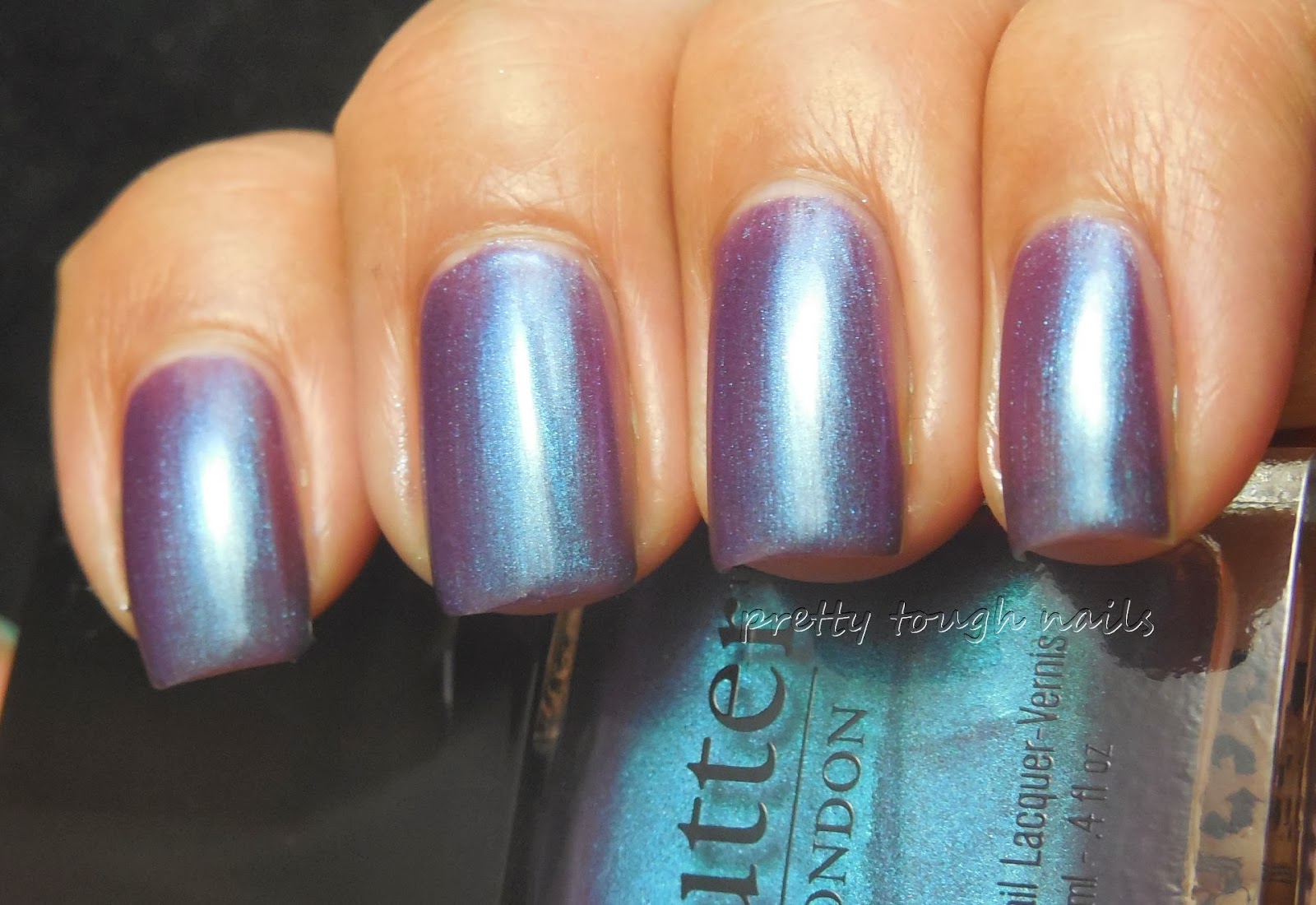 ::pretty::tough::nails::: Butter London Petrol Overcoat Swatch And Review