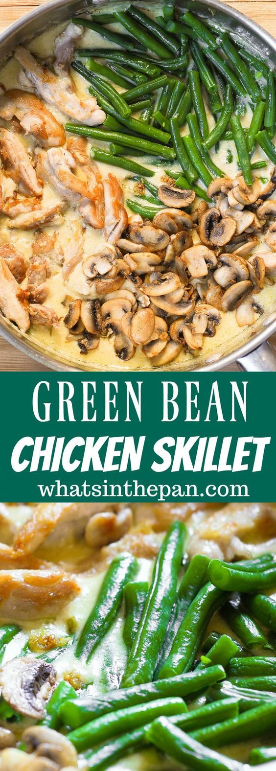 One Skillet Chicken with Green Beans