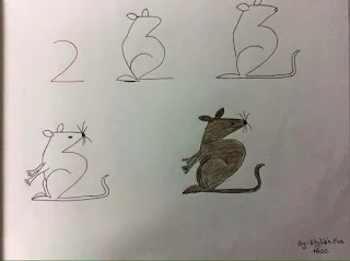 رسم لفأر