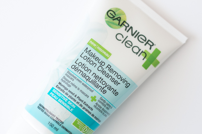 garnier clean makeup removing lotion cleanser review