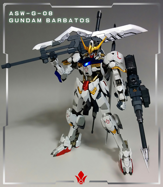 GUNDAM GUY 1/100 HiResolution Gundam Barbatos Customized Build