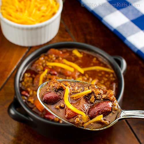 Slow Cooker Homestyle Chili
