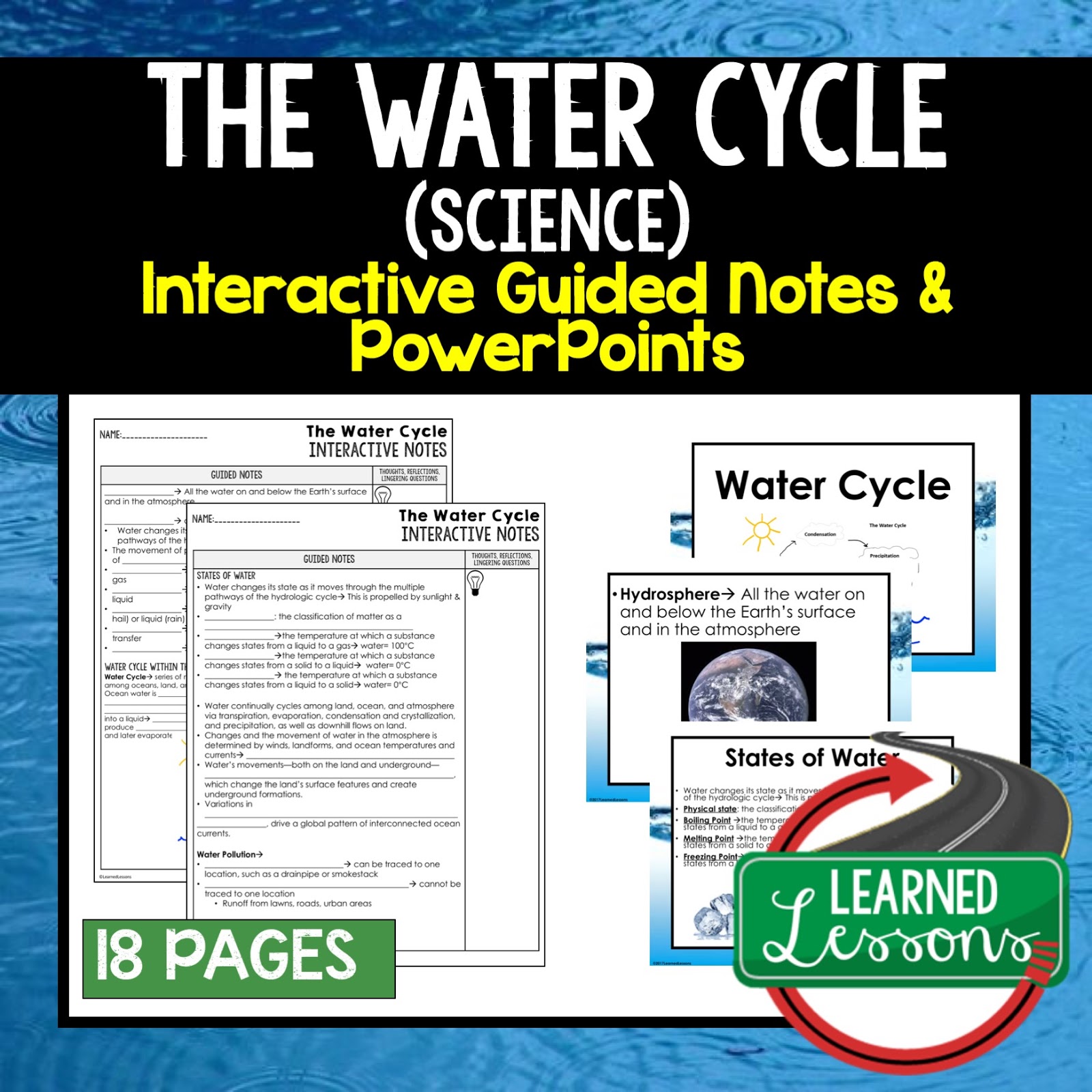 Physical Science Interactive Guided Notes and PowerPoints NGSS, Next