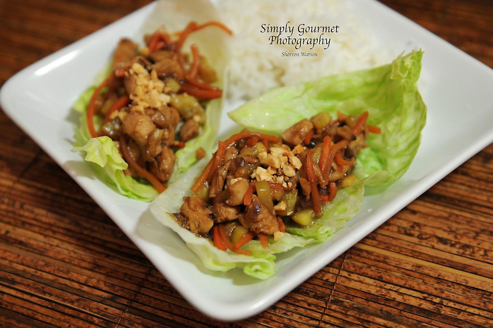 Simply Gourmet Chicken Lettuce Wraps