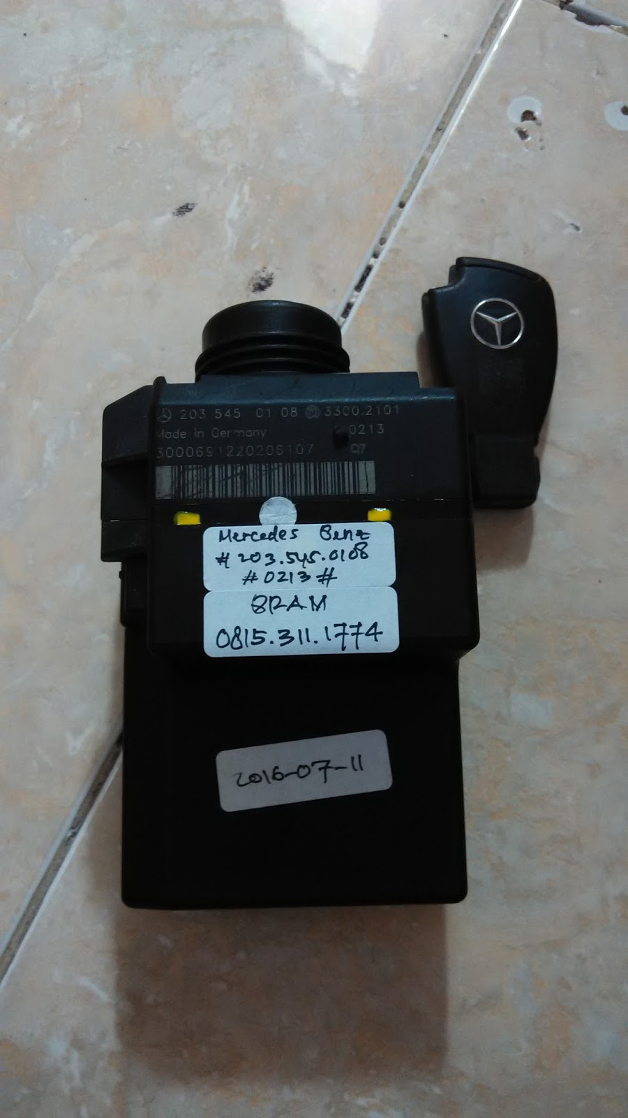 BRAM ELECTRONIC: Mercedes Benz W203 Lost All Key