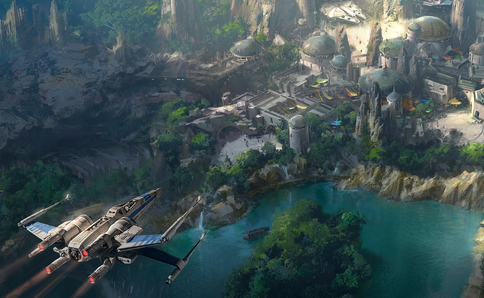 New 'Star Wars Land' Concept Art Revealed | The Star Wars Underworld