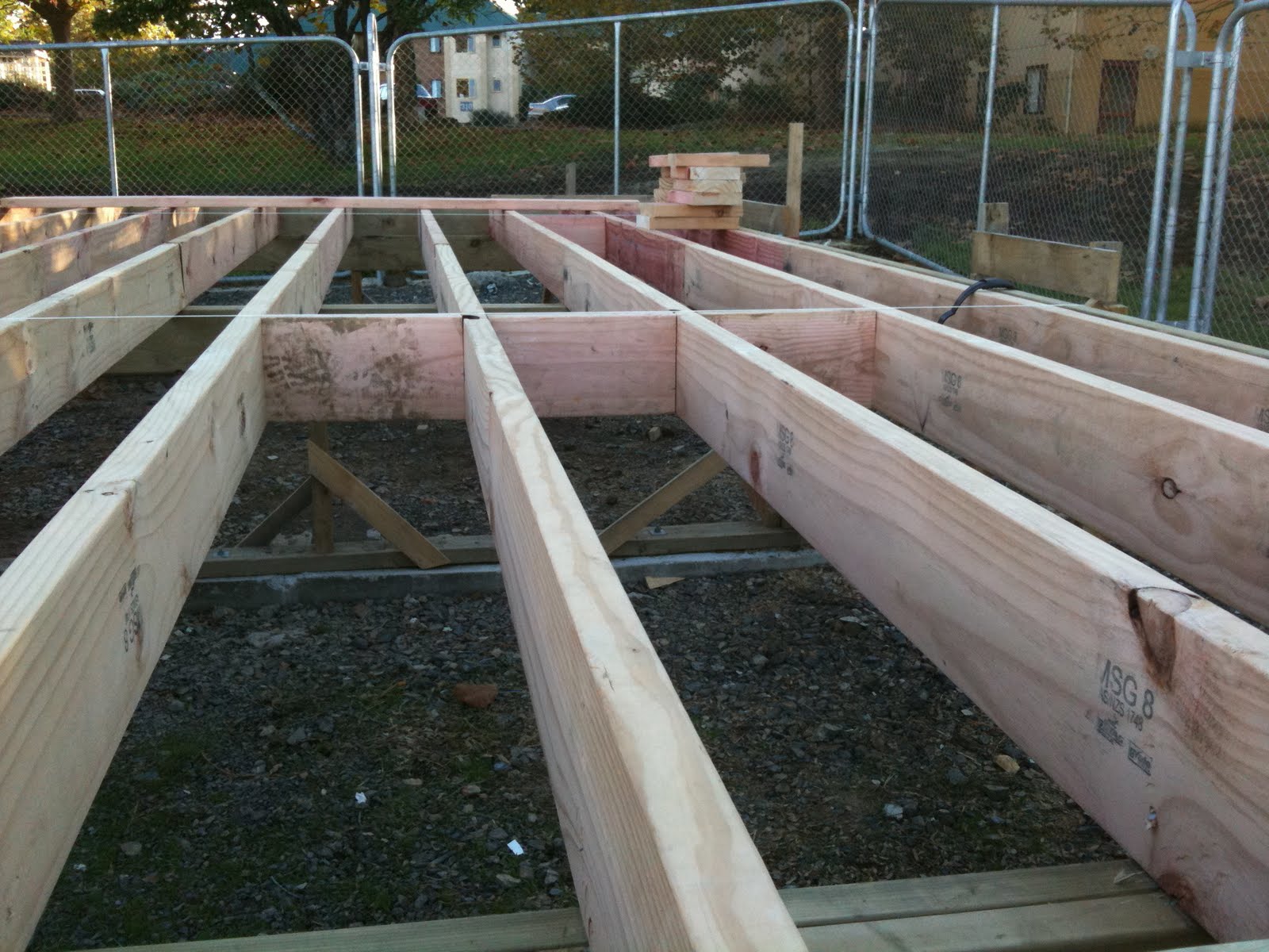 Kim Maea Nugent Finishing floor joists, boundary joists & starting