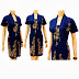 Dress Batik Wanita Modern Solo KODE : DB 3145
