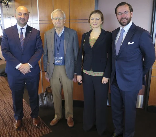 Hereditary Grand Duke Guillaume and Hereditary Grand Duchess Stéphanie of Luxembourg visited the Vulcan Aerospace and Planetary Resources in Seattle