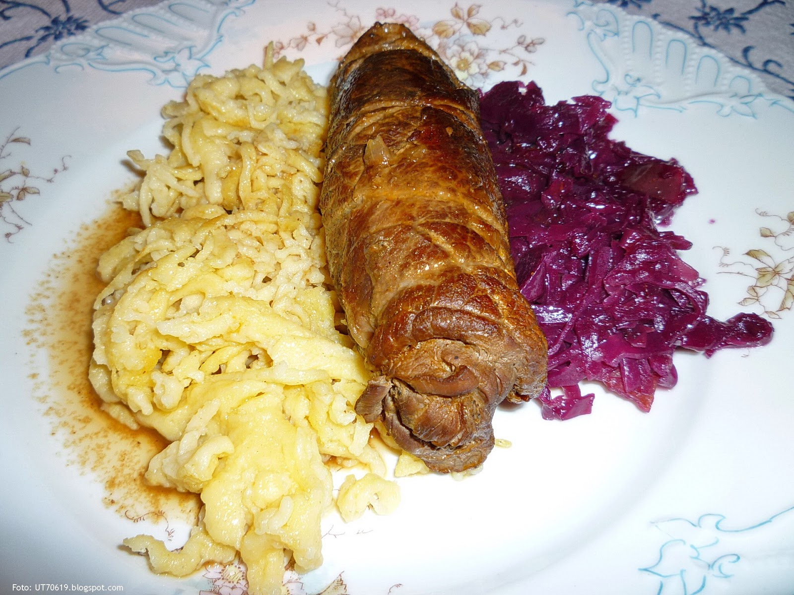 Kraut &amp; Rüben: Rezept. Rouladen mit Spätzle.