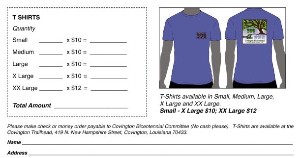 Printable T Shirt Order Forms Templates