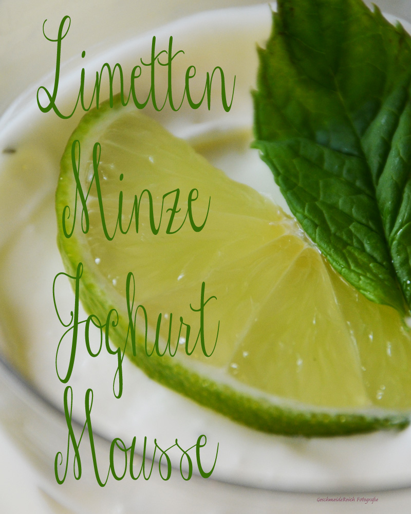 GeschmeideReich: Limetten-Minze-Joghurt-Mousse