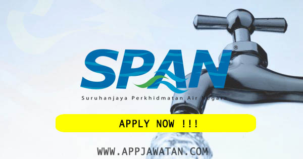 Jawatan Kosong Kerajaan di Suruhanjaya Perkhidmatan Air Negara (SPAN) - 18 Januari 2019 Jawatan Kosong Kerajaan di Suruhanjaya Perkhidmatan Air Negara (SPAN) - 18 Januari 2019