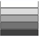 Warna Monotone Achromatic dari putih ke hitam Warna Monotone Achromatic dari putih ke hitam sebagai harmoni warna
