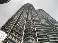 A view of the Petronas Twin Towers