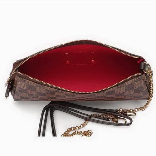 louisvuitton handbag outlets from China: Louis Vuitton Replica Damier Ebene Canvas Eva Clutch N55213