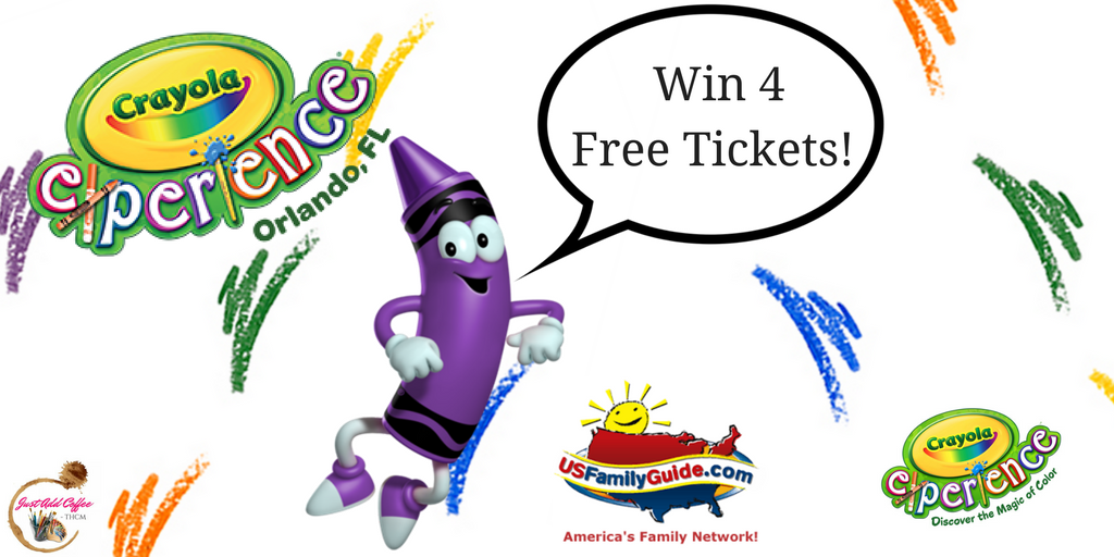 Win 4 Free Tickets To The Crayola Experience in Orlando, Florida! JustAddCoffee The