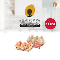 Dusdusan Golden Mom Telur Ayam Negeri Omega Isi 6 Butir ANDHIMIND