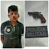 PM DE FORQUILHA APREENDE MENOR COM ARMA DE FOGO