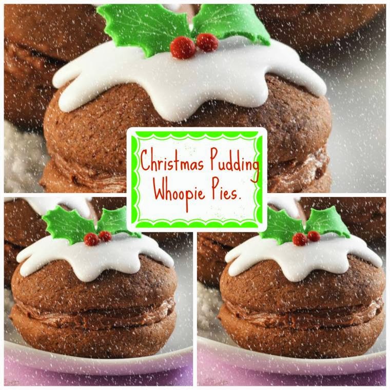 Christmas Pudding Whoopie Pies