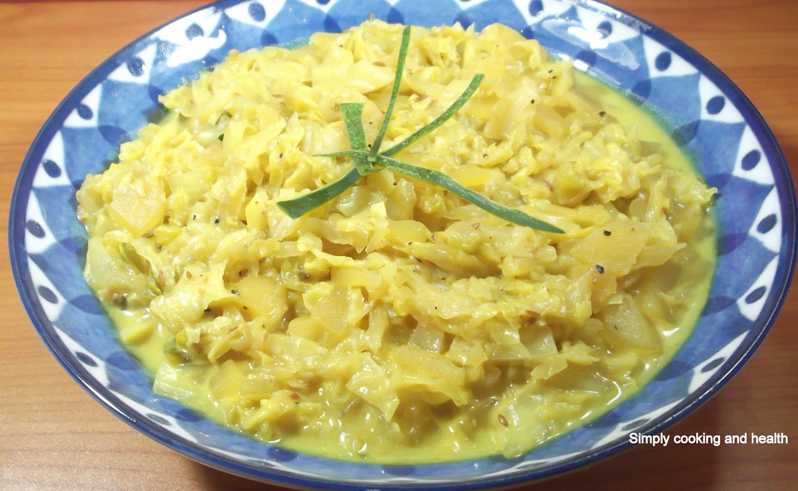 Simply Cooking and Health Easy and Mild cabbage curry with potato