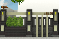 Pagar Rumah Minimalis Elegant | DESA CILEMBU