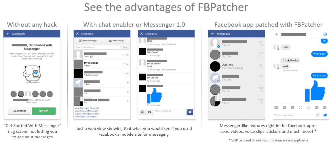 How to use Facebook Chat without Messenger on Android