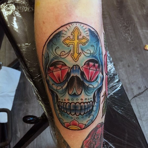 Tatuagens de caveira mexicana Tatuagens de caveira mexicana