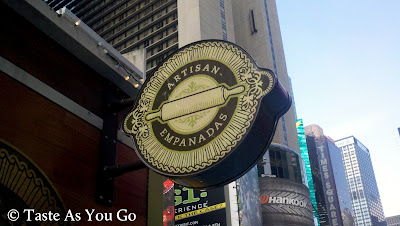 Nuchas in Times Square in New York, NY - Photo by Michelle Judd of Taste As You Go